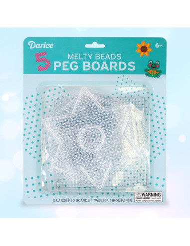 Set de Tableros de Perlas Derretidas Darice 5 Piezas 14.7cm