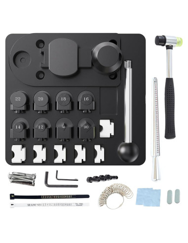 Kit de Doblado de Anillos Goyappin - 27 Piezas, Acero, 3.4 kg