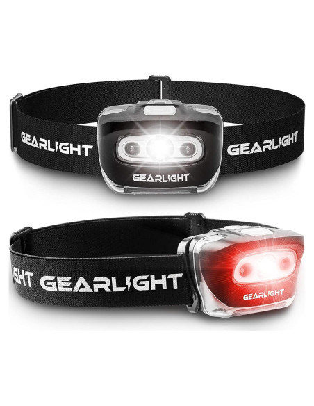 Linterna Frontal GearLight S500 LED 2 Pack 7 Modos Linterna Frontal GearLight S500 LED 2 Pack 7 Modos