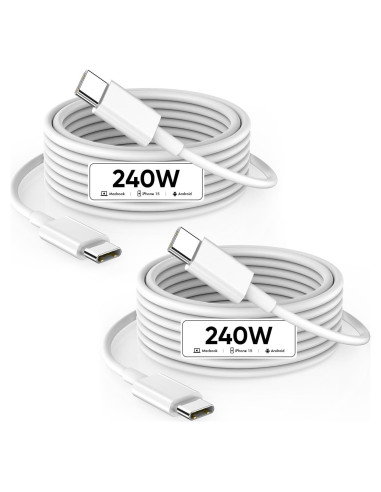 Cable USB C a USB C DreemTeam 240W 2M Carga Rápida