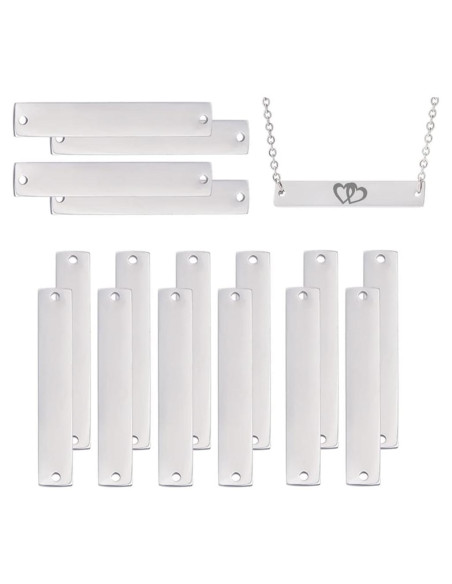 Conectores de Acero Inoxidable 304 BENECREAT 16Pcs 3.5x0.6cm Conectores de Acero Inoxidable 304 BENECREAT 16Pcs 3.5x0.6cm