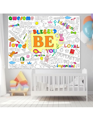 Póster de Colorear Gigante Motivacional Naozinebi 80x110cm
