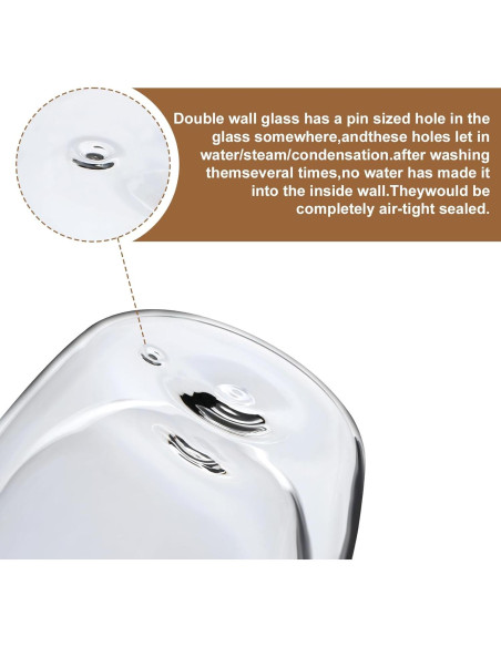 Paquete de 2 Tazas de Café Aurzen Doble Pared 443ml Paquete de 2 Tazas de Café Aurzen Doble Pared 443ml