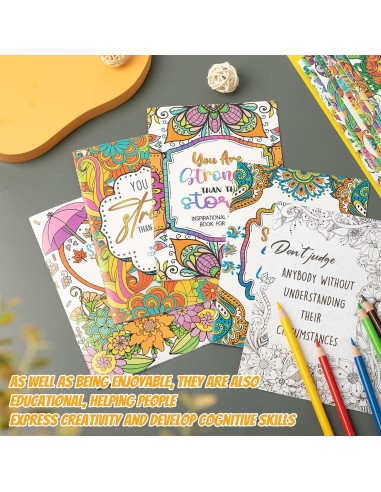 72 Libros para Colorear Motivacionales Sinload 17.5x12.7cm
