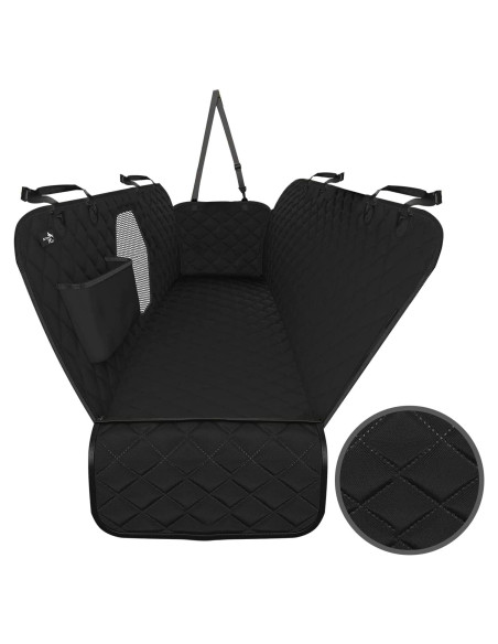 Funda de Asiento para Perros Active Pets Ajuste Universal Negro Funda de Asiento para Perros Active Pets Ajuste Universal Negro