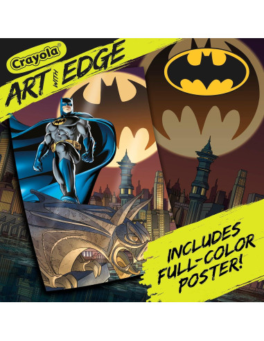 Páginas para Colorear Crayola Batman con Póster 28 Hojas