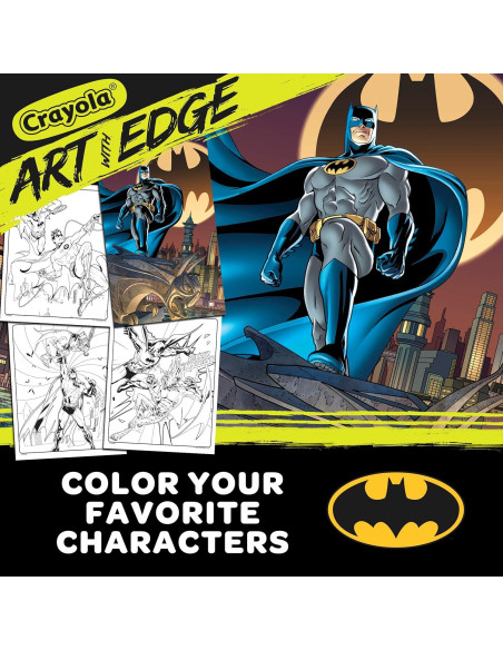 Páginas para Colorear Crayola Batman con Póster 28 Hojas