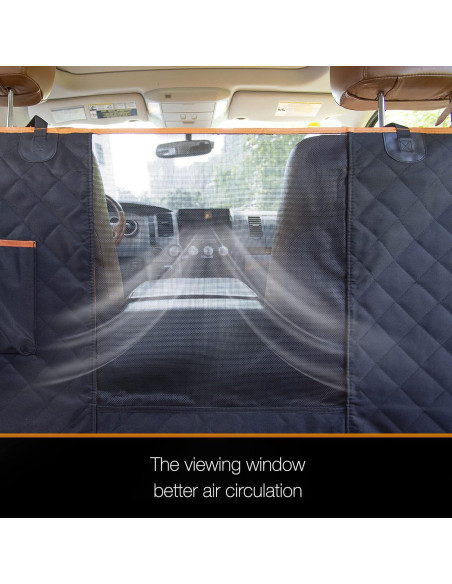 Funda de Asiento para Perros iBuddy XL Negra Impermeable 900D Funda de Asiento para Perros iBuddy XL Negra Impermeable 900D
