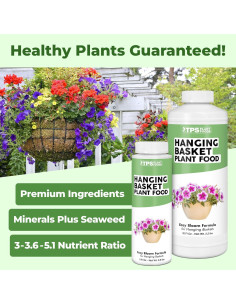 Fertilizante líquido completo TPS Nutrients 0.95L para cestas colgantes 2
