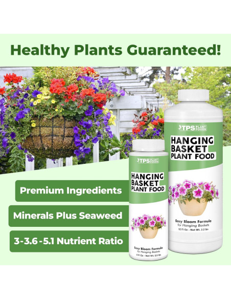 Fertilizante líquido completo TPS Nutrients 0.95L para cestas colgantes Fertilizante líquido completo TPS Nutrients 0.95L para cestas colgantes