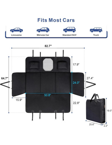 Funda de Asiento para Perros Trivlpet - Impermeable 128.5x61cm
