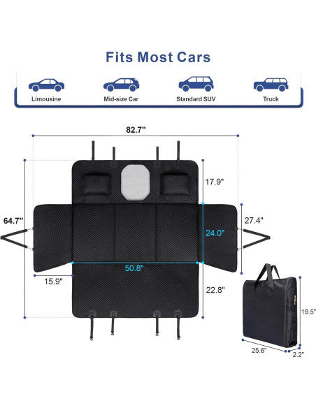 Funda de Asiento para Perros Trivlpet - Impermeable 128.5x61cm Funda de Asiento para Perros Trivlpet - Impermeable 128.5x61cm