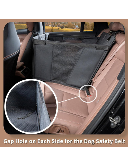Asiento de Coche para Perros Grandes ZQ Extensor Impermeable Asiento de Coche para Perros Grandes ZQ Extensor Impermeable