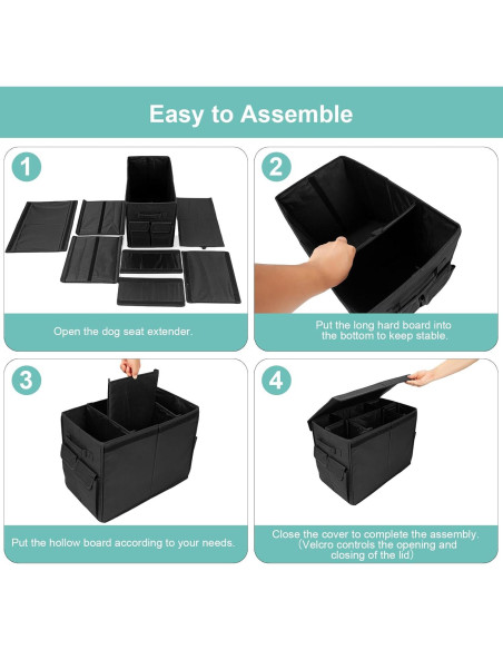 Extensor de Asiento para Perros EAROND 807 Plegable 50.8x27.4cm Extensor de Asiento para Perros EAROND 807 Plegable 50.8x27.4cm