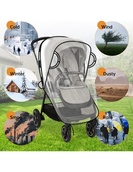 Cubierta de Lluvia Impermeable Nuna para Cochecito - Protección Todo Clima Cubierta de Lluvia Impermeable Nuna para Cochecito - Protección Todo Clima