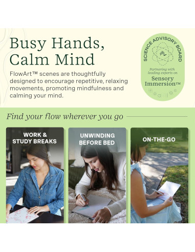 Set de Actividades Artísticas Lifelines FlowArt 4-Pack - Colorea y Medita