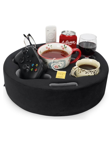 Cojín Soporte para Tazas FDMGEL Negro - Previene Derrames Cojín Soporte para Tazas FDMGEL Negro - Previene Derrames