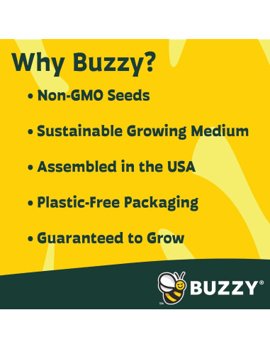 Kit de Cultivo de Semillas Buzzy - 6 Macetas Mini para Tomate Cherry y Caléndula
