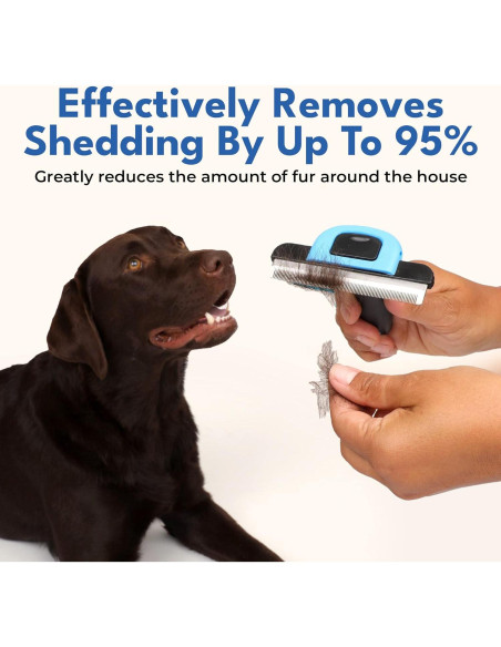 Cepillo Deshedding Freshly Bailey para Perros y Gatos Pelo Corto Cepillo Deshedding Freshly Bailey para Perros y Gatos Pelo Corto