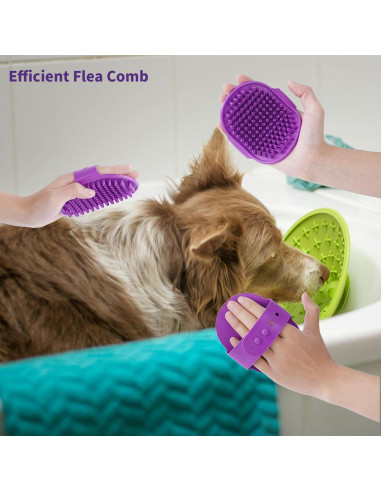 Cepillo Desenredante Ergonómico para Perros Werduoland - 4 Piezas