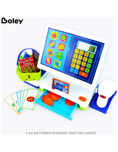 Registradora de Dinero Boley 1258A con Calculadora y Comida Registradora de Dinero Boley 1258A con Calculadora y Comida