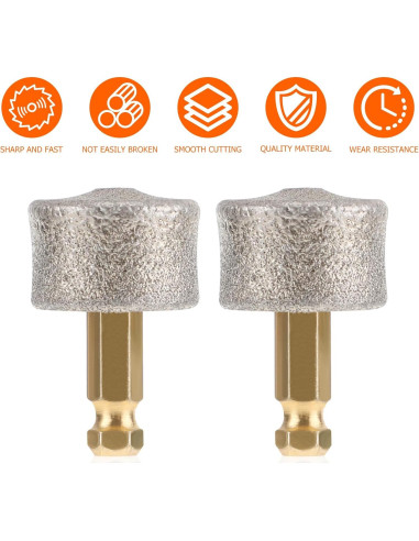 Cabezas de Repuesto para Molinillo de Uñas de Perro Ipetboom - 10 Piezas de Punta de Diamante