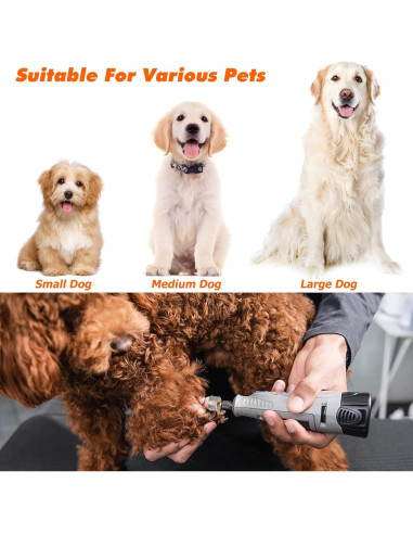 Cabezas de Repuesto para Molinillo de Uñas de Perro Ipetboom - 10 Piezas de Punta de Diamante