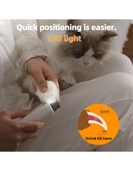 Cortador de Uñas Eléctrico QWUE T35 para Perros y Gatos Cortador de Uñas Eléctrico QWUE T35 para Perros y Gatos