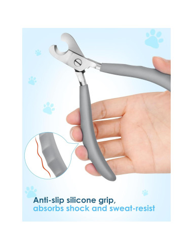 Cortauñas Profesional para Perros Heouvo - Acero Afilado 1.14cm