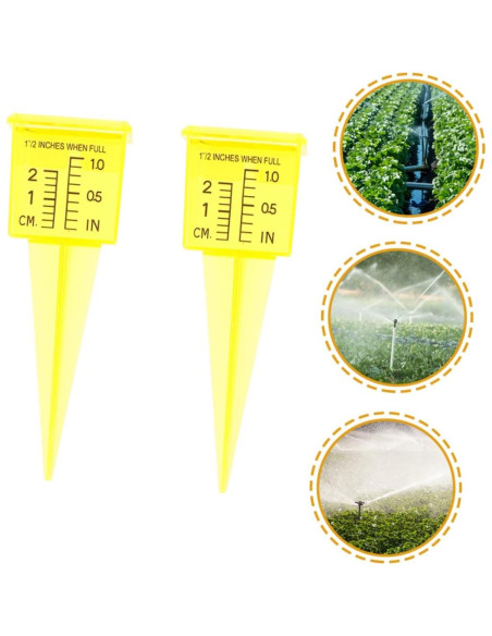 Medidor de Lluvia 4 Piezas Toddmomy 13.4 cm Plástico Medidor de Lluvia 4 Piezas Toddmomy 13.4 cm Plástico