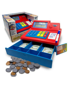Caja Registradora Juguete Dr. STEM con Dinero - 67 Piezas