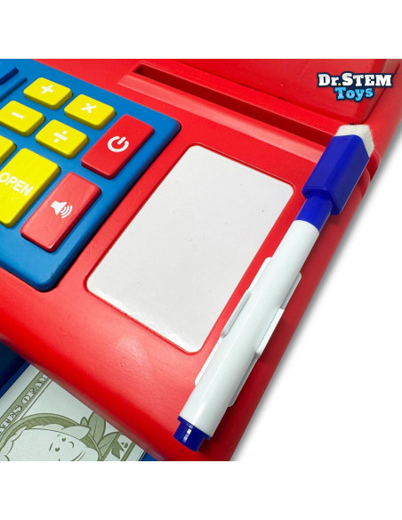 Caja Registradora Juguete Dr. STEM con Dinero - 67 Piezas Caja Registradora Juguete Dr. STEM con Dinero - 67 Piezas