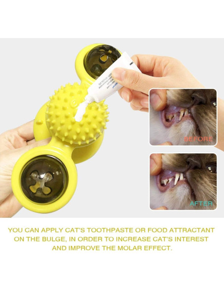 Juguete Interactivo para Gatos GBSYU con Hierba Gatera y LED Juguete Interactivo para Gatos GBSYU con Hierba Gatera y LED