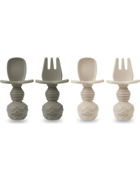 Conjunto de Alimentación Silicona PandaEar 8 Piezas Bebés Conjunto de Alimentación Silicona PandaEar 8 Piezas Bebés