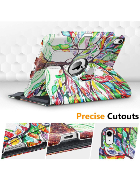 Funda giratoria Fintie para iPad Air 10.9" 2022/2020 - Árbol de Amor Funda giratoria Fintie para iPad Air 10.9" 2022/2020 - Árbol de Amor