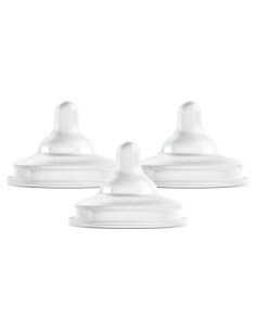 Biberones de Silicona Boon Nursh Curve - Tetinas Flujo Medio - Paquete de 3