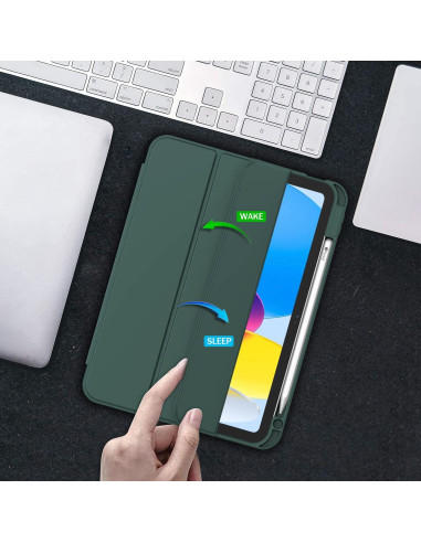 Funda ZryXal para iPad 10.9" 10 Gen 2022 con Soporte Lápiz