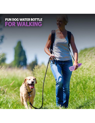 Dispensador de Agua Portátil Poodle Pet 500 ml para Perros