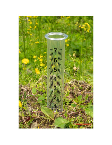 Tubo de Reemplazo para Pluviómetro de Plástico Mateda 17.78 cm