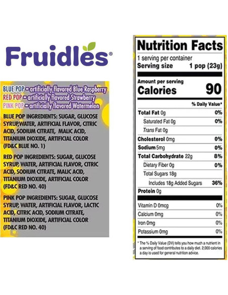 Chupetes Ácidos de Fruta Flix - Paquete de 4 Unidades Chupetes Ácidos de Fruta Flix - Paquete de 4 Unidades