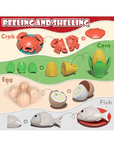 Conjunto de Cocina Infantil Lehoo Castle - 27x19cm - 3 a 8 años