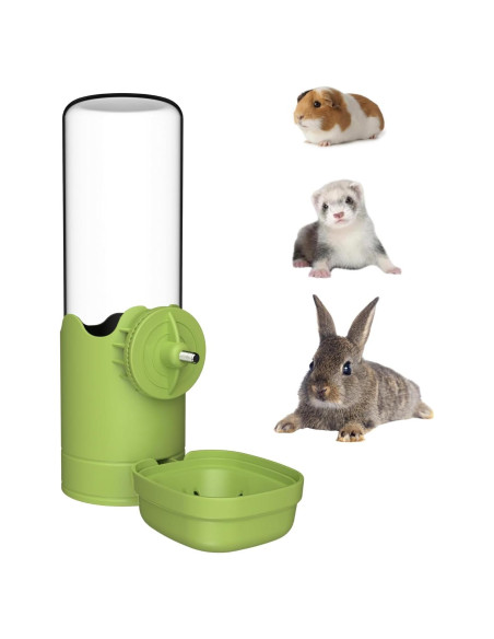 Botella de Agua Automática para Mascotas Kassiva 500ml Verde Botella de Agua Automática para Mascotas Kassiva 500ml Verde