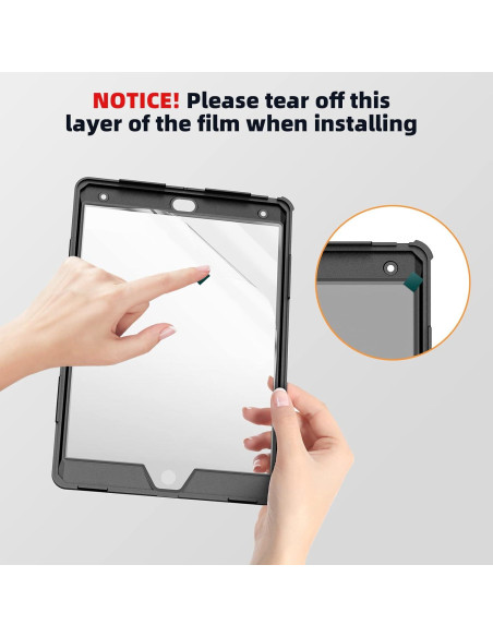 Funda para iPad 10.2" Stweap con Soporte y Correa Negra Funda para iPad 10.2" Stweap con Soporte y Correa Negra