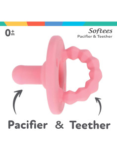Chupete y Mordedor de Silicona Nuby Softees - 5 Unidades 0+ Meses 2