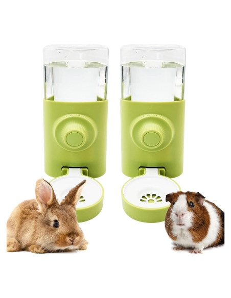 Botella de Agua Colgante Fhiny Rabbit 600ml 2 PCS para Mascotas Botella de Agua Colgante Fhiny Rabbit 600ml 2 PCS para Mascotas