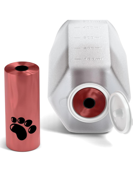 Botella de Agua para Perros Innoshopp 591ml Rosa 3-en-1 Botella de Agua para Perros Innoshopp 591ml Rosa 3-en-1