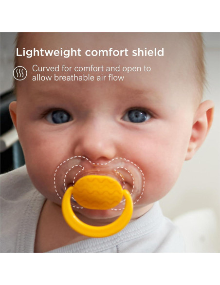 Chupete Smilo Baby Ortodóntico 9+ Meses - Paquete de 3 Silicona Chupete Smilo Baby Ortodóntico 9+ Meses - Paquete de 3 Silicona