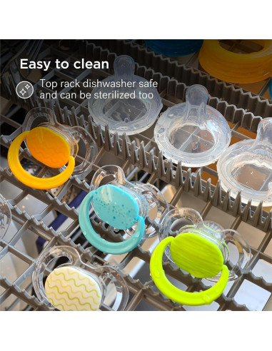 Chupete Smilo Baby Ortodóntico 9+ Meses - Paquete de 3 Silicona