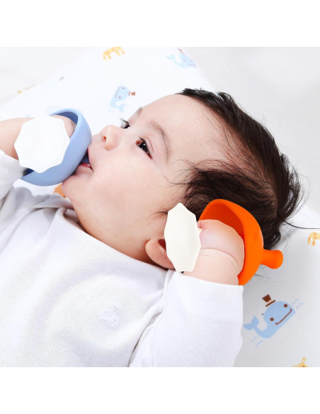 Mordedor de Silicona para Bebés 3-12 Meses - Libre de BPA Mordedor de Silicona para Bebés 3-12 Meses - Libre de BPA