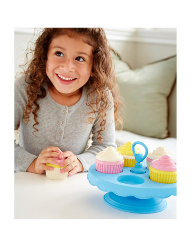 Juego de Cupcakes Green Toys - 16 Piezas para Niños